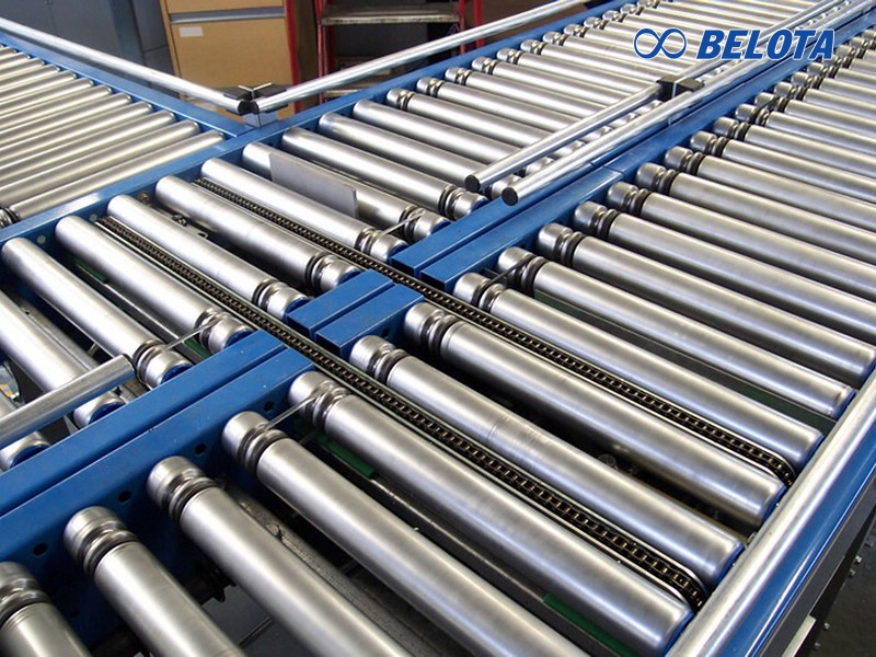 Accelerating internal transportation with roller conveyor systems