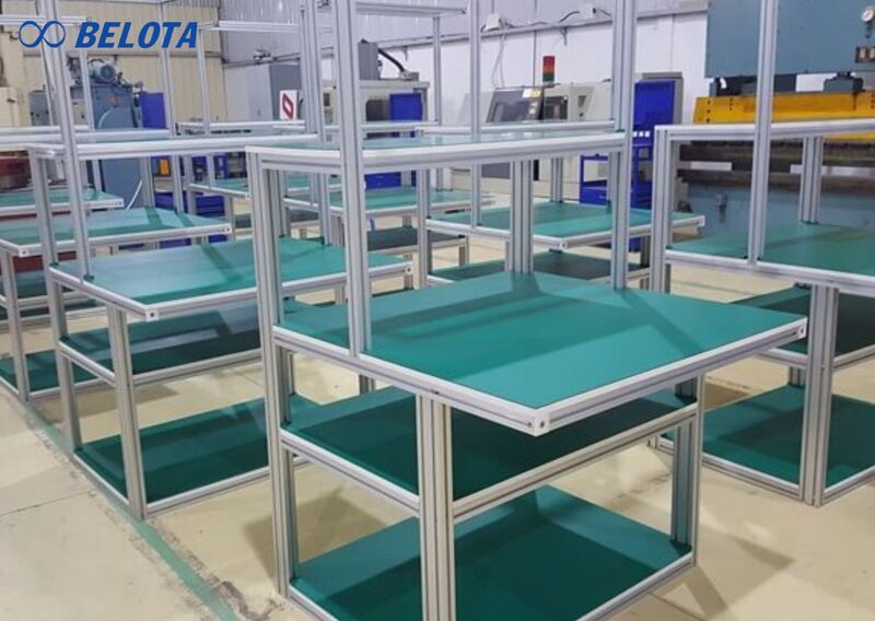 Bàn thao tác nhôm định hình