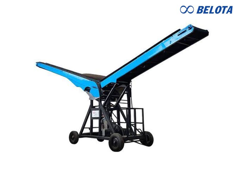 Băng tải cánh bướm là dòng băng tải có khung được chia thành nhiều đoạn liên kết bằng khớp gập