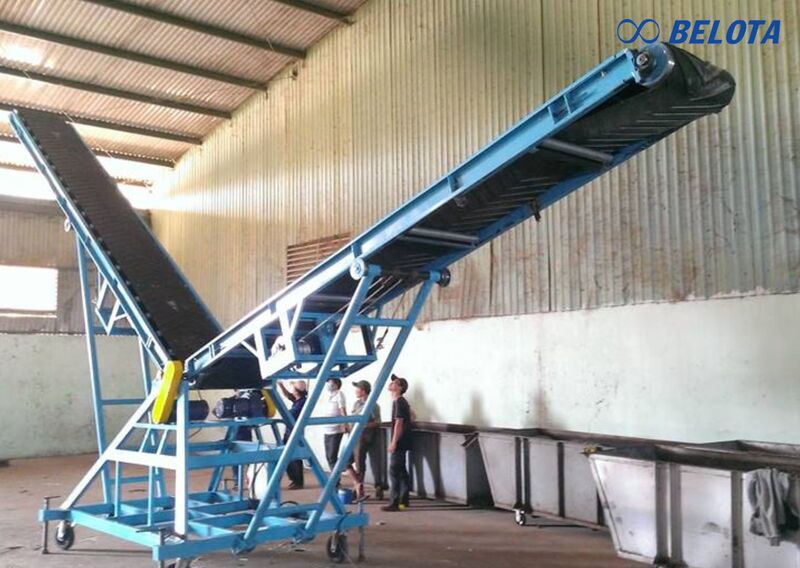 Băng tải cánh bướm nâng hạ