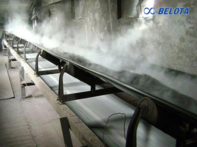 Băng tải cao su chịu nhiệt được sử dụng rộng rãi trong nhiều ngành công nghiệp