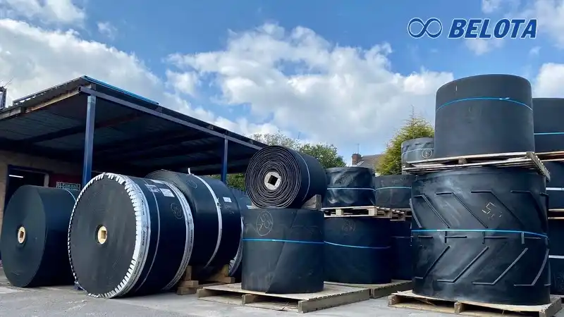 Băng tải cao su là loại băng tải công nghiệp được sử dụng trong nhiều lĩnh vực