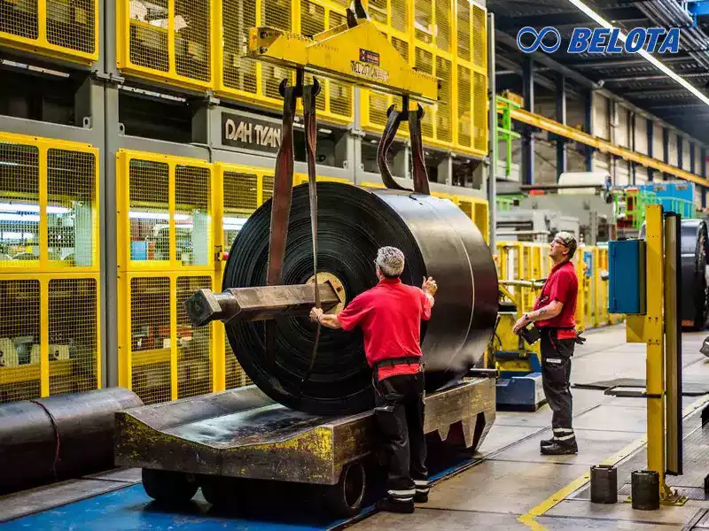 Băng tải cao su lõi thép có nhiều ứng dụng trong thực tế