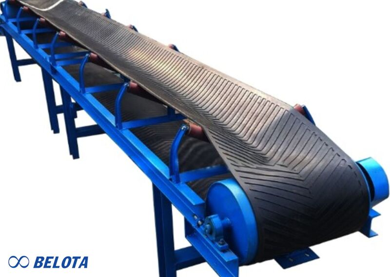 Băng tải cao su lòng máng