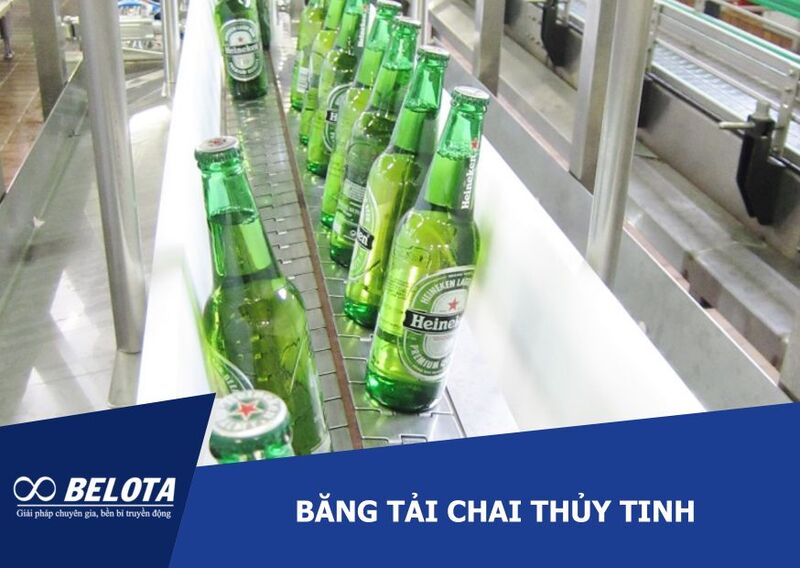 Băng tải chai thủy tinh