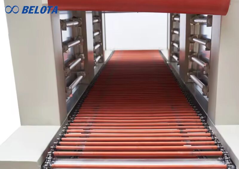 Băng tải con lăn bọc Silicon
