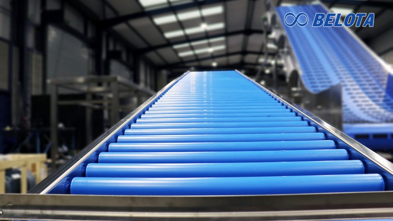 thiết kế băng tải con lăn