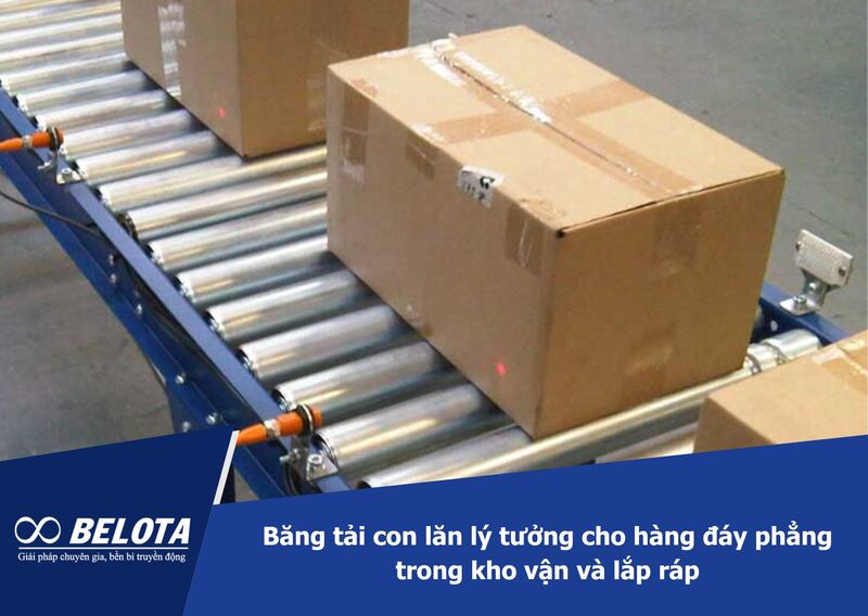 Băng tải được ứng dụng rộng rãi trong nhiều ngành công nghiệp khác nhau