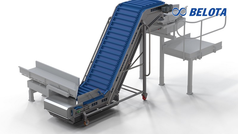 băng tải gầu nhựa