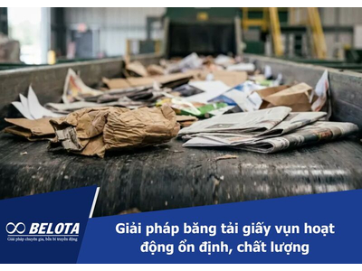 Băng tải giấy vụn