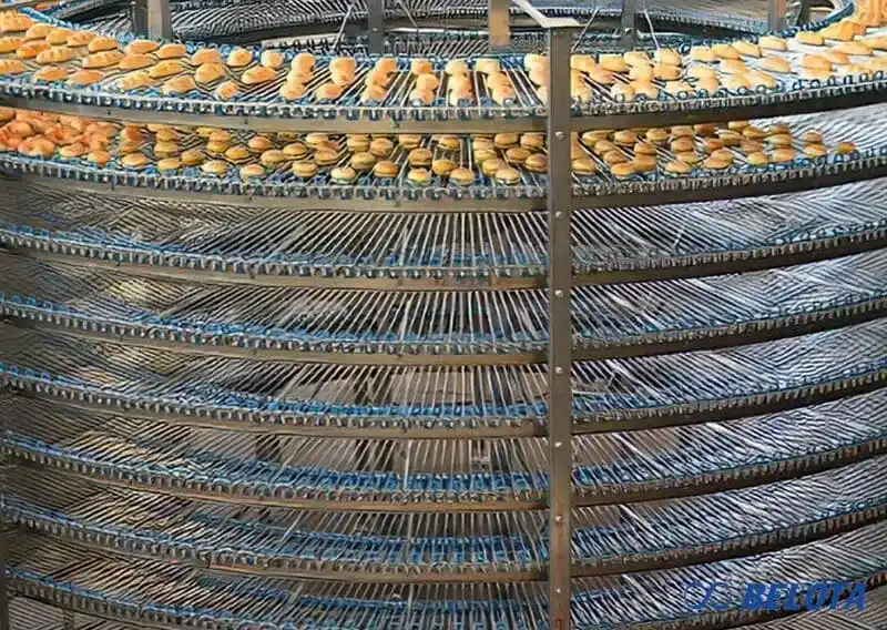 Ứng dụng của băng tải lưới trong từng ngành cụ thể