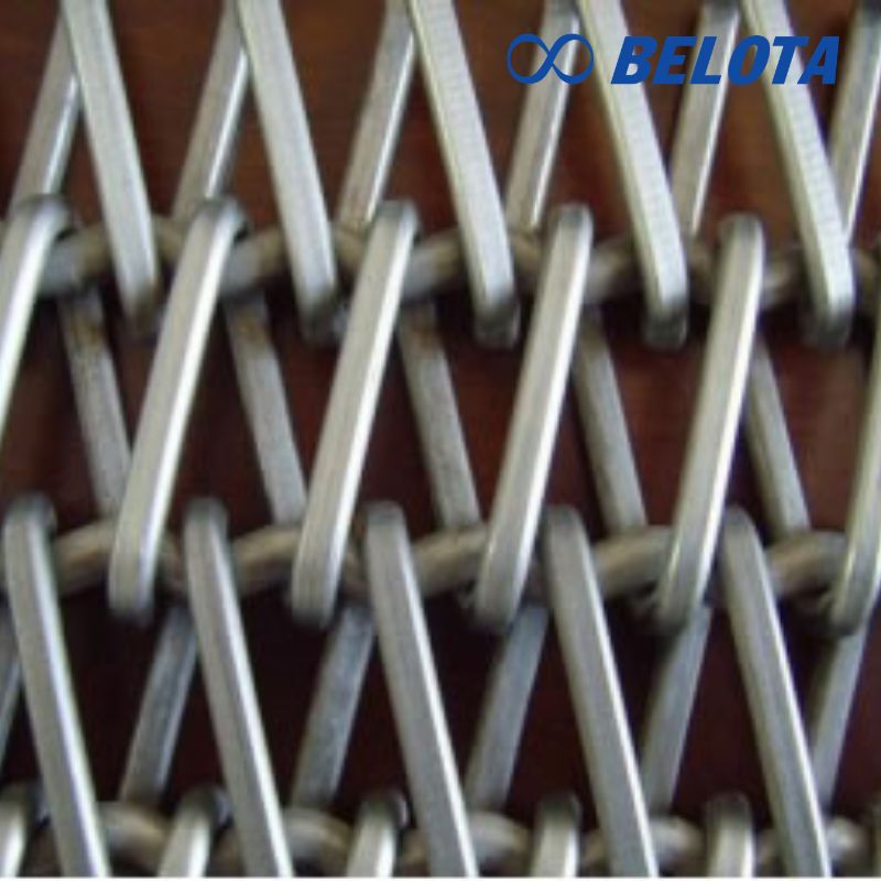 Băng tải lưới inox sợi phẳng được xem là giải pháp tối ưu trong các ngành thực phẩm, xử lý nhiệt