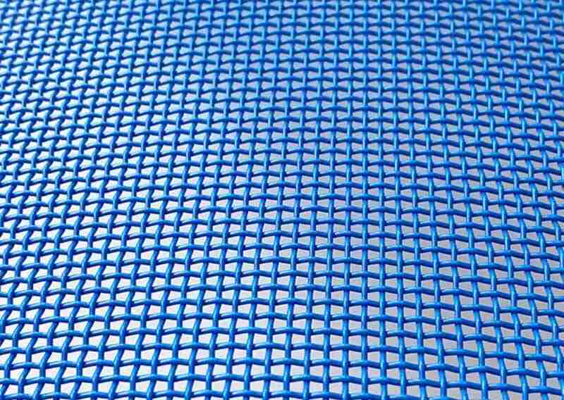 Băng tải lưới polyester dệt phẳng là loại băng dệt từ sợi polyester monofilament