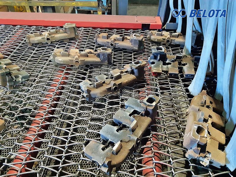 Băng tải lưới inox sợi xoắn