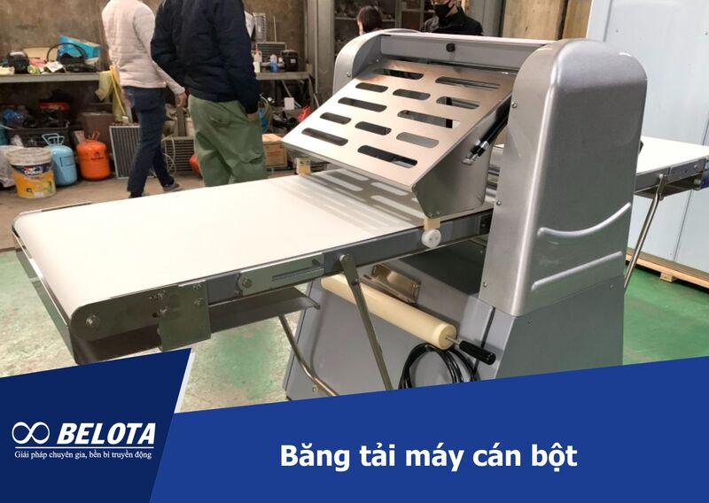 Băng tải máy cán bột