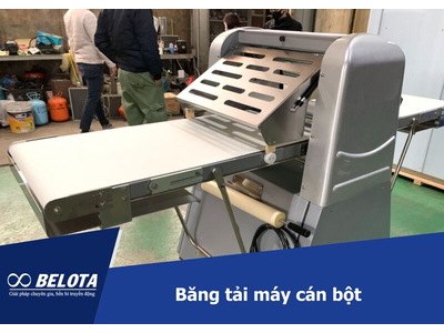 Băng tải máy cán bột