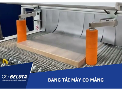 Băng tải máy co màng