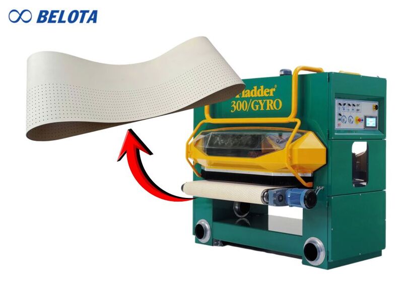 Băng tải máy mài bavia kim loại dùng để vận chuyển phôi và chi tiết kim loại qua máy đánh bavia