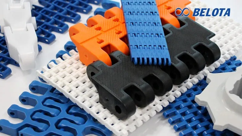 Băng tải nhựa được làm từ nhiều vật liệu khác nhau