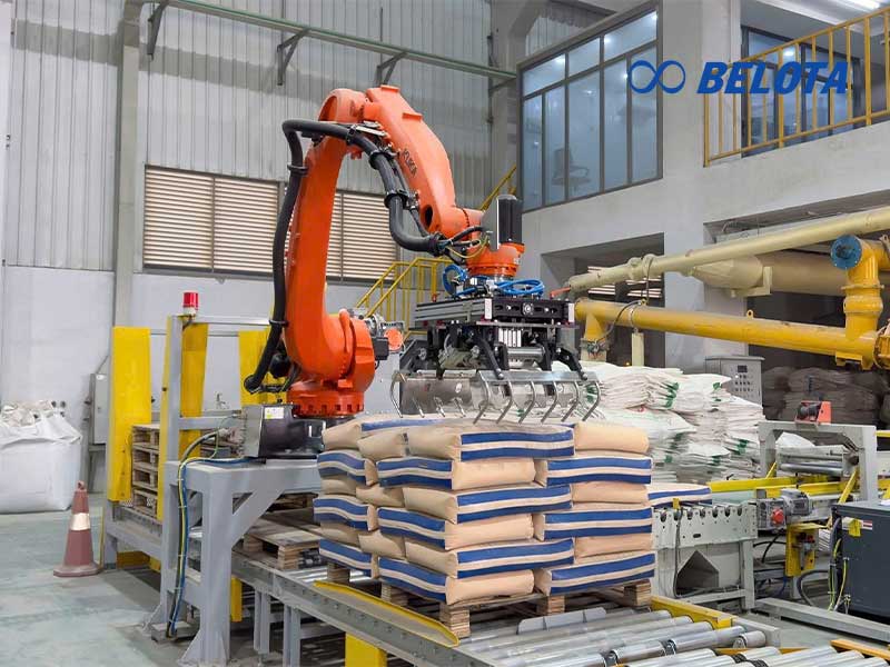 Băng tải pallet ứng dụng trong ngành thực phẩm