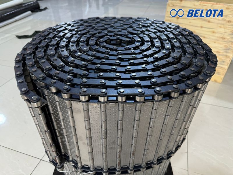 Hinged Steel Belt Chip Conveyor