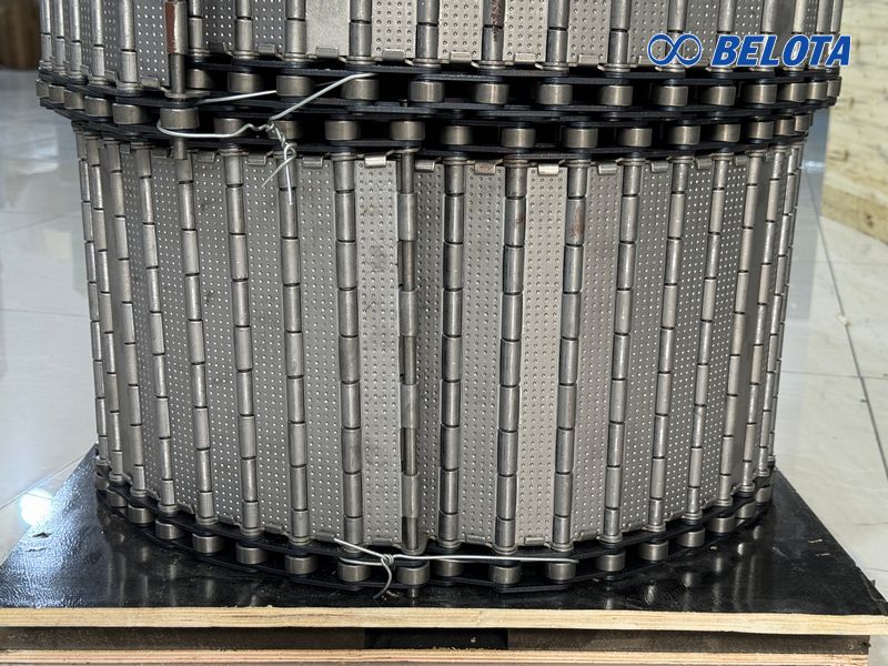 Hinged Steel Belt Chip Conveyor