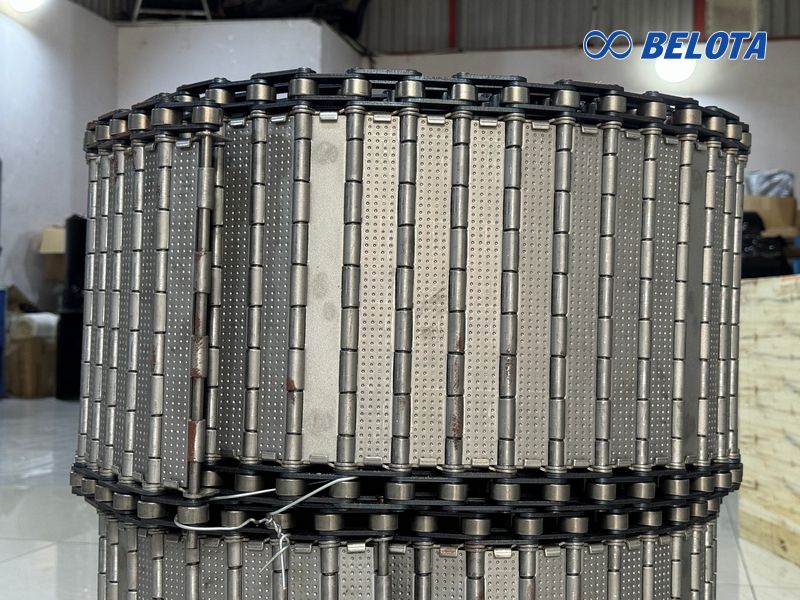 Hinged Steel Belt Chip Conveyor