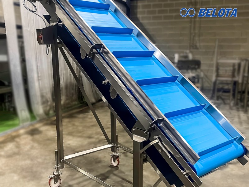 Băng tải PU chống nước tuyệt đối và dễ vệ sinh