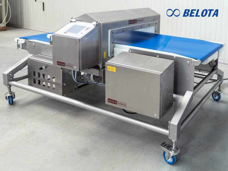 Băng tải PU máy dò kim loại