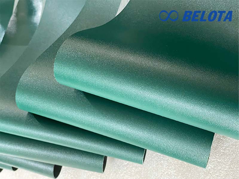 Băng tải PU nhám mờ có bề mặt nhám nhẹ