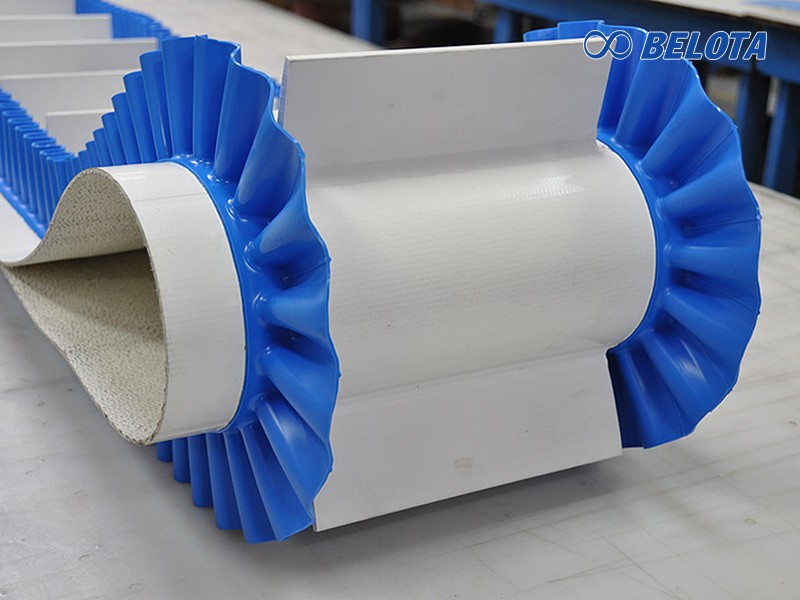 Băng tải PU tai bèo được ứng dụng trong nhiều ngành nghề sản xuất, chế tạo