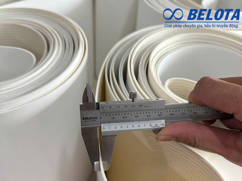 Băng tải PVC có độ dày từ 2mm trở lên