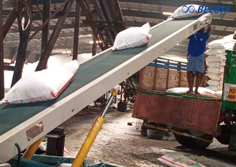 Băng tải PVC giúp vận chuyển nhẹ nhàng