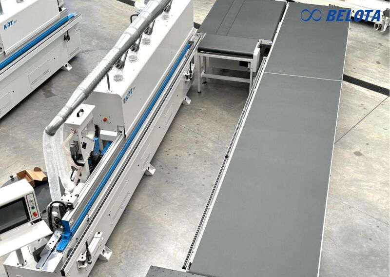 Băng tải PVC hồi phôi cho máy dán cạnh phù hợp cho các phôi nhỏ