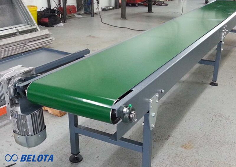 Băng tải PVC là loại băng tải sử dụng dây belt làm từ nhựa Polyvinyl Chloride