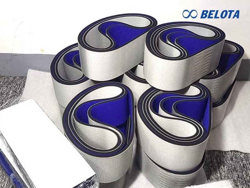 Băng tải PVC mút xốp khả năng giảm chấn, bảo vệ sản phẩm