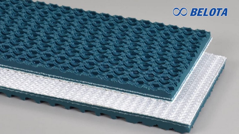 Băng tải PVC nhám gai