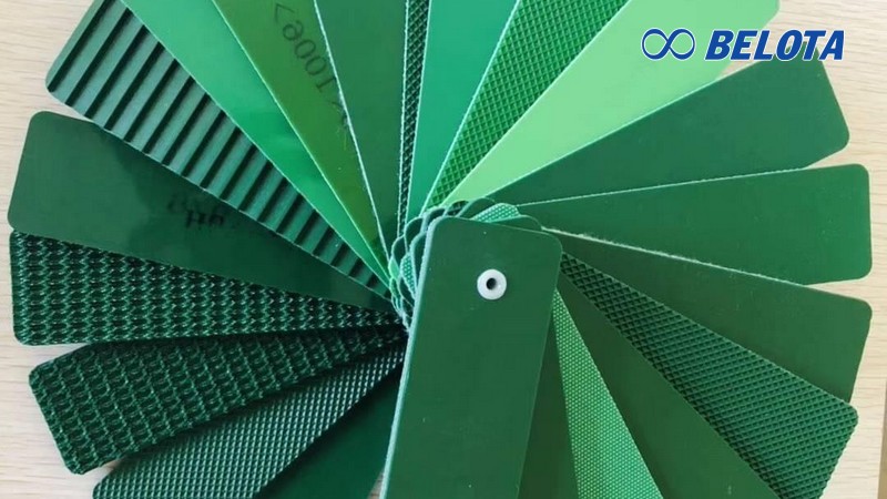 băng tải pvc xanh 