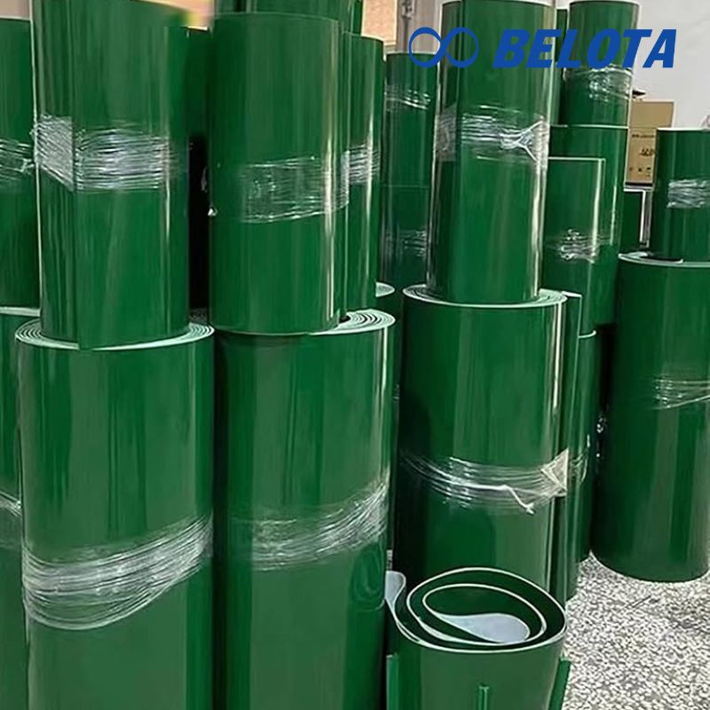 Băng tải PVC xanh