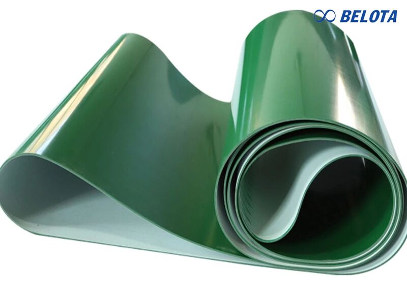 Băng tải PVC xanh lá