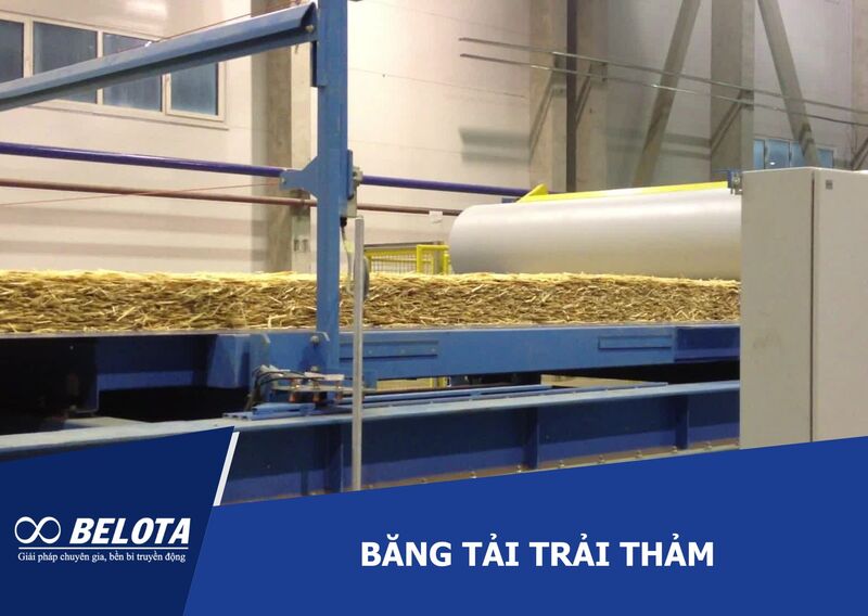 Băng tải trải thảm