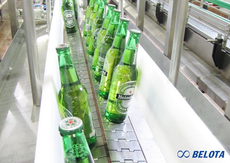 Băng tải xích có khả năng làm việc ở tốc độ lớn nhưng vẫn đảm bảo giữ hàng hóa ổn định