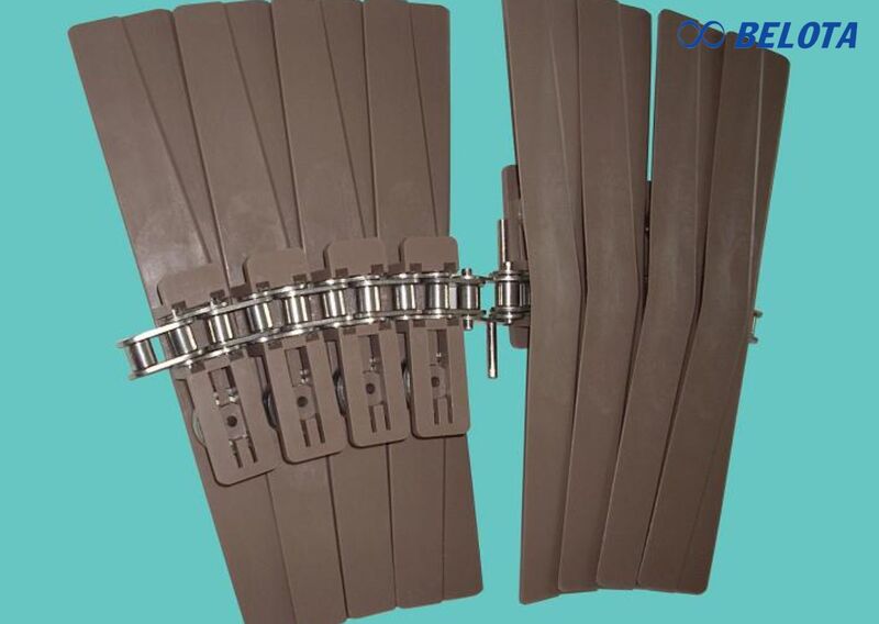 Băng tải xích nhựa 3873 được thiết kế với bản xích rộng, kết cấu khóa liền mạch và tích hợp vòng bi