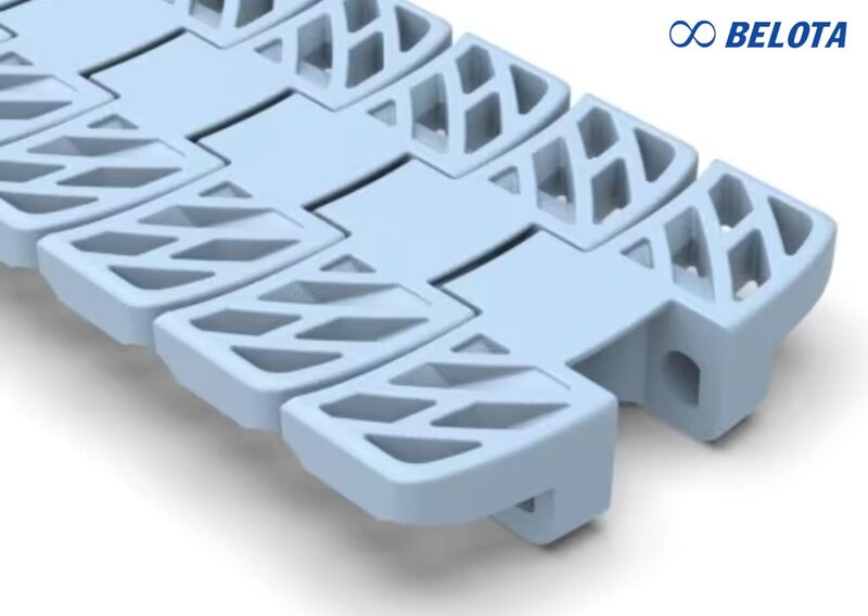 Băng tải xích nhựa chạy cong Movex 260M LFA là dòng Side Flex được thiết kế để vận chuyển sản phẩm trên các tuyến băng tải có đoạn cong