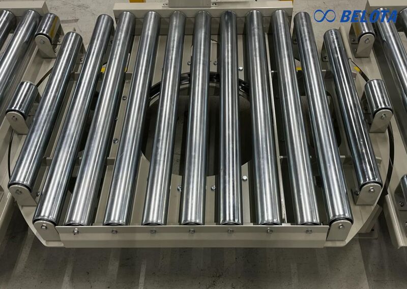 Băng tải xoay được ứng dụng trong dây chuyền chế biến và đóng gói thực phẩm