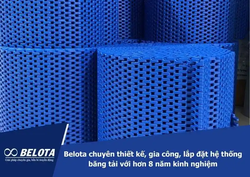 Belota chuyên thiết kế, gia công, lắp đặt hệ thống băng tải với hơn 8 năm kinh nghiệm