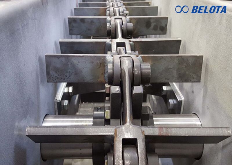 Belota cung cấp băng tải xích cào cho các dây chuyền vận chuyển vật liệu rời