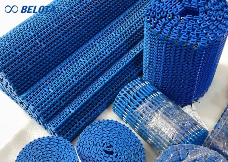 Belota cung cấp đa dạng mẫu mã băng tải modular và băng tải dây đai 