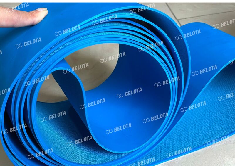 Belota gia công độc quyền băng tải bo mép cho ngành thực phẩm