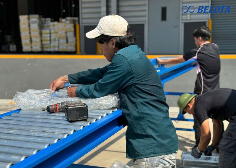 Belota là đơn vị chuyên tư vấn, thiết kế và gia công băng tải con lăn theo yêu cầu cho nhiều lĩnh vực